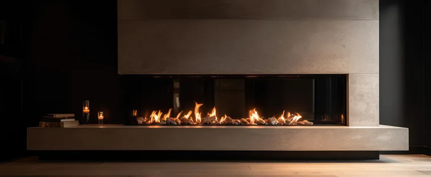Gas Fireplace Ember Bed Design Services in Watauga, Texas
