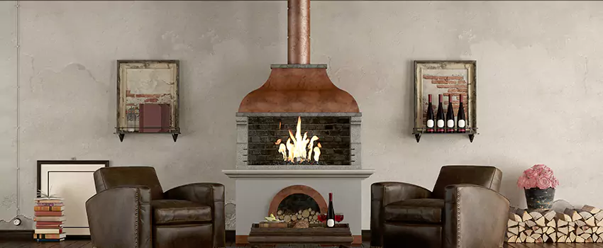 Thelin Hearth Products Providence Pellet Insert Fireplace Installation in Watauga, TX