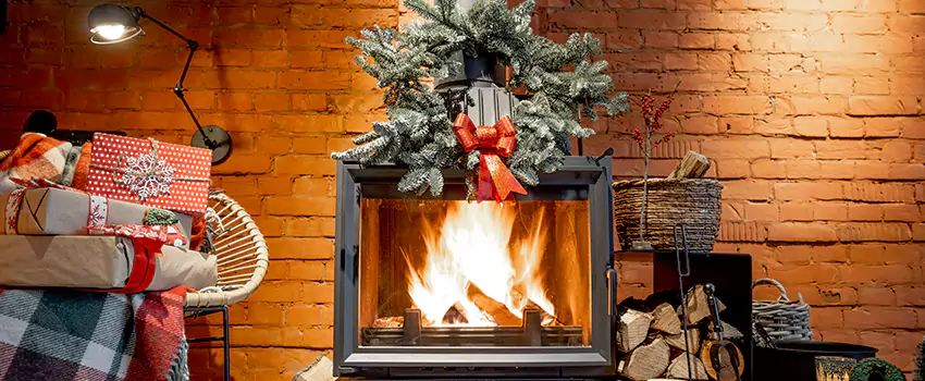 Travis Industries Linear Gas Fireplace Installation in Watauga, Texas
