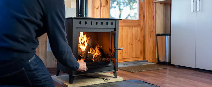 Open Hearth Wood Fireplace Installation in Watauga, TX