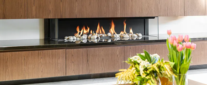 Double-height Fireplace Design Refurbishment in Watauga, Texas