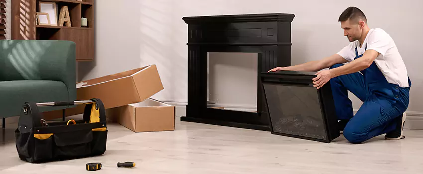 Old Rusted Metal Fireplace Repair And Replacement in Watauga, TX